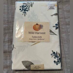 Wild Harvest Tablecloth 60” x 104” Oblong NWT